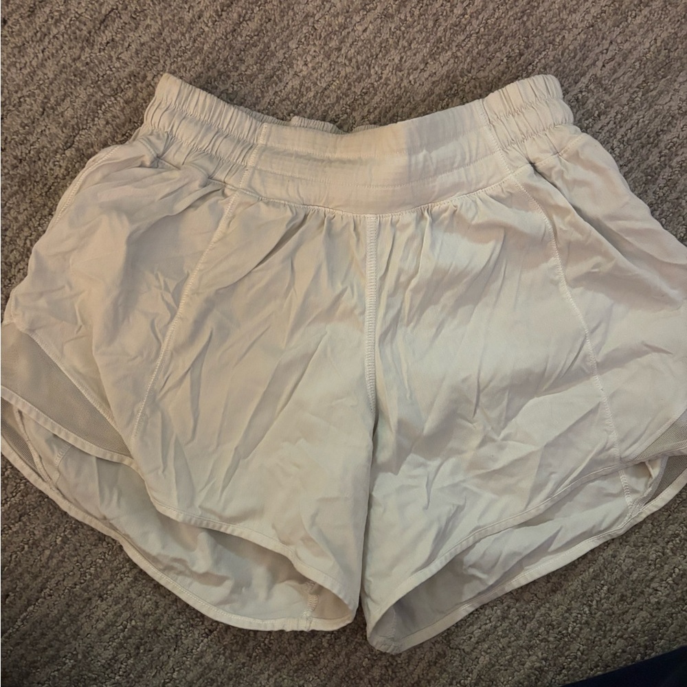 Lululemon Women's White Athletic Shorts